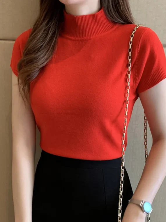 Flexelevate Spring Summer Knitted Crop Top