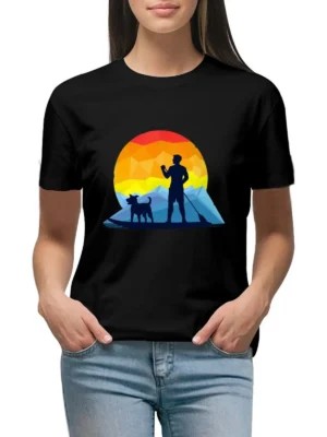 FlexElevate "Stand Up Paddle Boarding with Dog" T-shirt