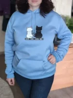 FlexElevate Cute Cat Print Hoodie
