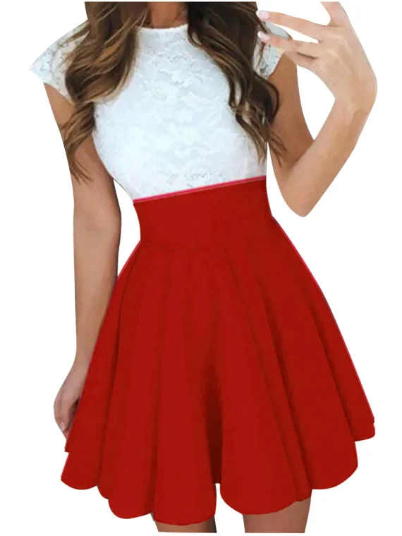 FlexElevate High Waist Pleated Mini Skirt