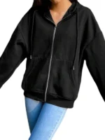 FlexElevate Oversize Hooded Cardigan Sweatshirt