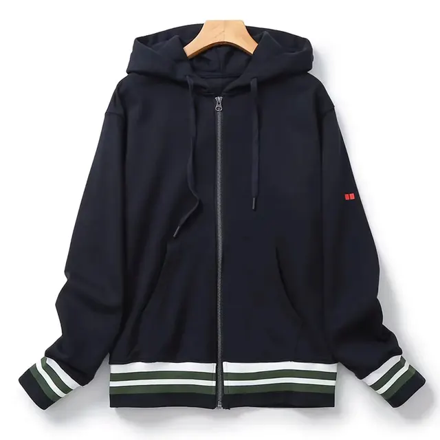 FlexElevate 2023 Women's Navy Hooded Cardigan