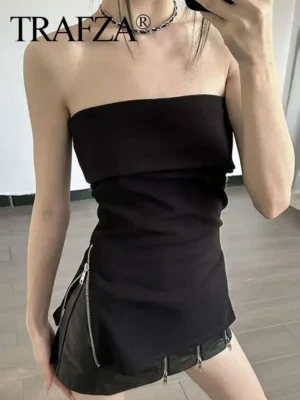 Flexelevate Elegant Vintage Corset Tube Top