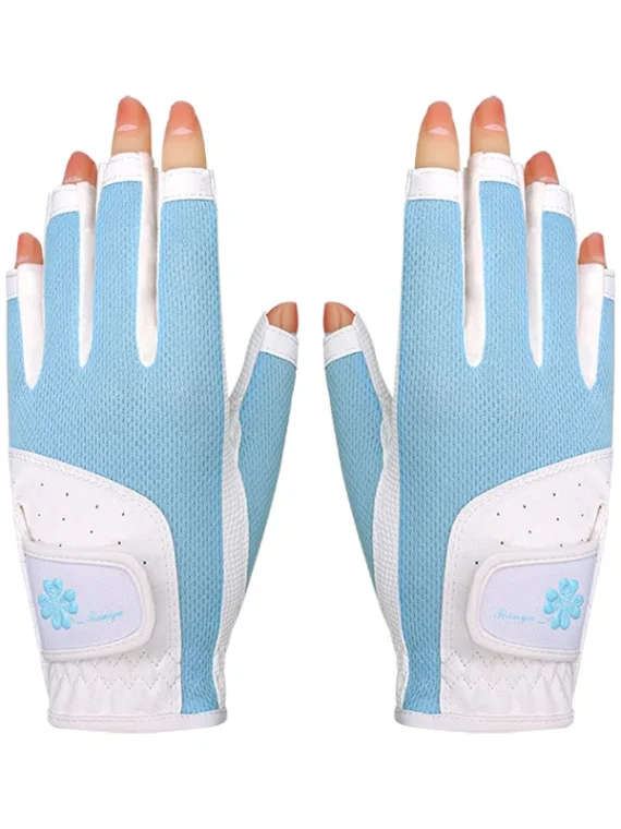 FlexElevate Open Finger Golf Gloves for Women