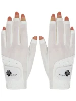 FlexElevate Open Finger Golf Gloves for Women