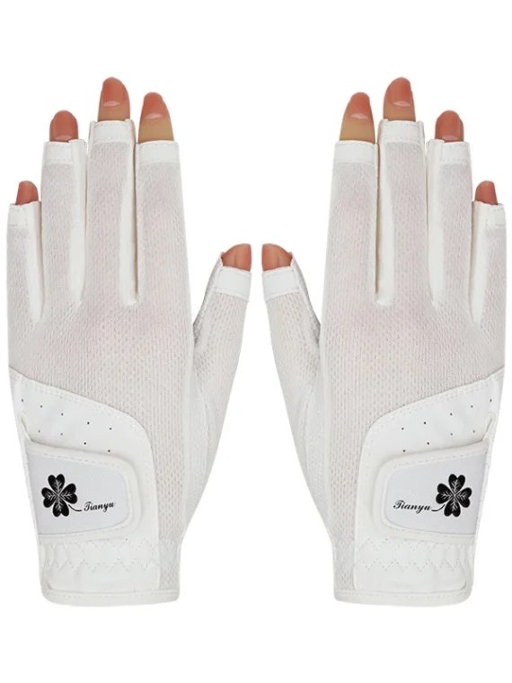 FlexElevate Open Finger Golf Gloves for Women