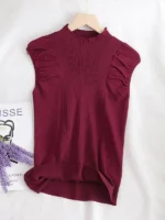 Flexelevate Casual Knitted Sleeveless Top