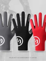 FlexElevate Touch Screen Black Cycling Gloves