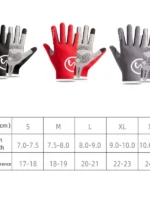 FlexElevate Touch Screen Black Cycling Gloves