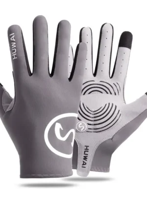 FlexElevate Touch Screen Grey Cycling Gloves