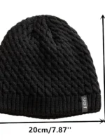 FlexElevate Knitted Winter Beanie Grey Hat