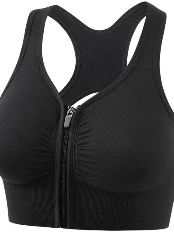 FlexElevate Front Zipper Sports Bra