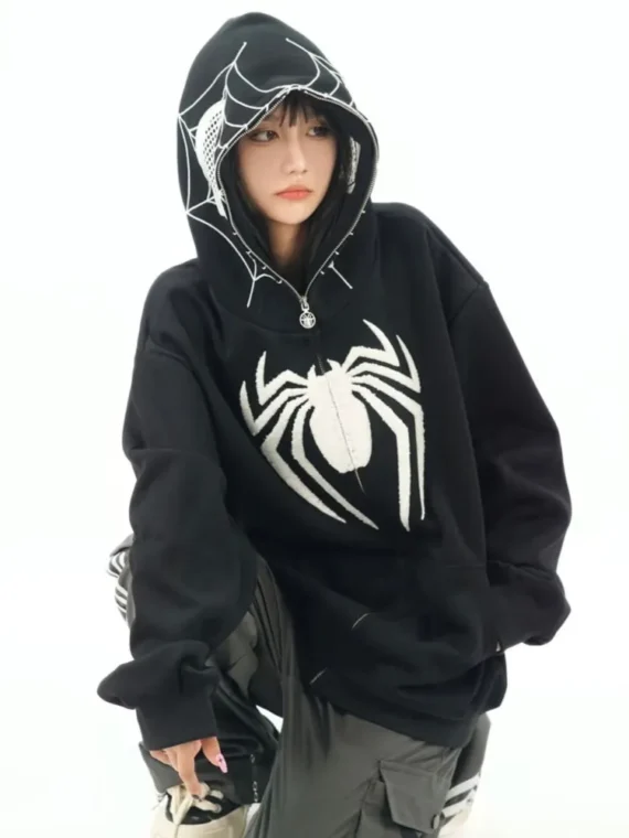 FlexElevate Vintage Spider Hoodie