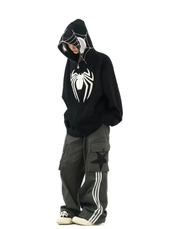 FlexElevate Vintage Spider Hoodie