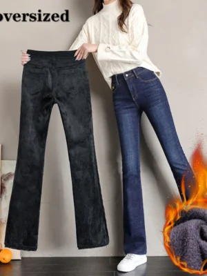 Vintage-Plush-Lined-Flare-Jeans-Winter-Warm-Casual-Skinny-Vaqueros-Thicken-Stretch-Denim-Pants-High-Waist-1