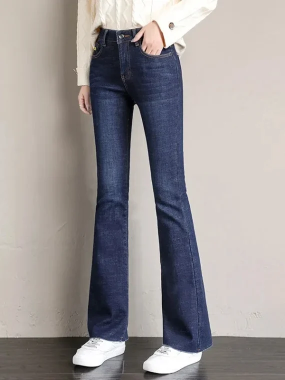 FlexElevate Vintage Plush Lined Flare Jeans