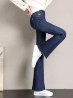FlexElevate Vintage Plush Lined Flare Jeans