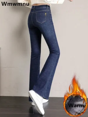 FlexElevate Vintage Plush Lined Flare Jeans