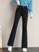 FlexElevate Vintage Plush Lined Flare Jeans