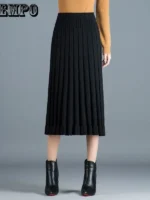FlexElevate Knit Pleated Skirt