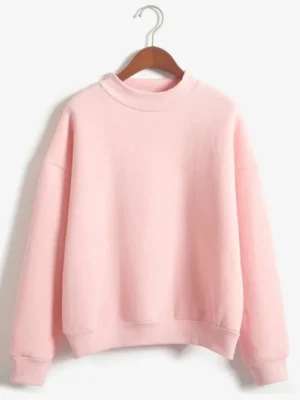 Woman-Sweatshirts-2023-Sweet-Korean-O-neck-Knitted-Pullovers-Thick-Autumn-Winter-Candy-Color-Loose-Hoodies-1
