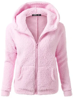 FlexElevate Women's Autumn Winter Warm Hoodie Jacket