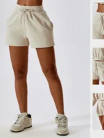 Flexelevate Women's Drawstring Design Casual Sports Shorts