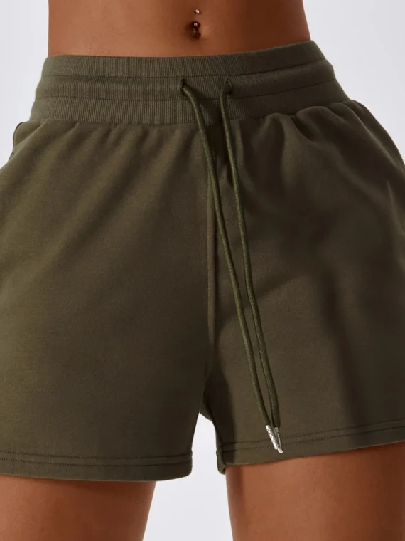 Flexelevate Women's Drawstring Design Casual Sports Shorts