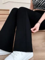 FlexElevate Slim High Waist Shark Flare Pants