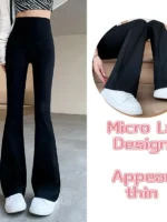 FlexElevate Slim High Waist Shark Flare Pants