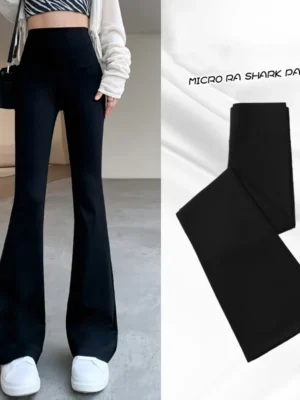 FlexElevate Slim High Waist Shark Flare Pants
