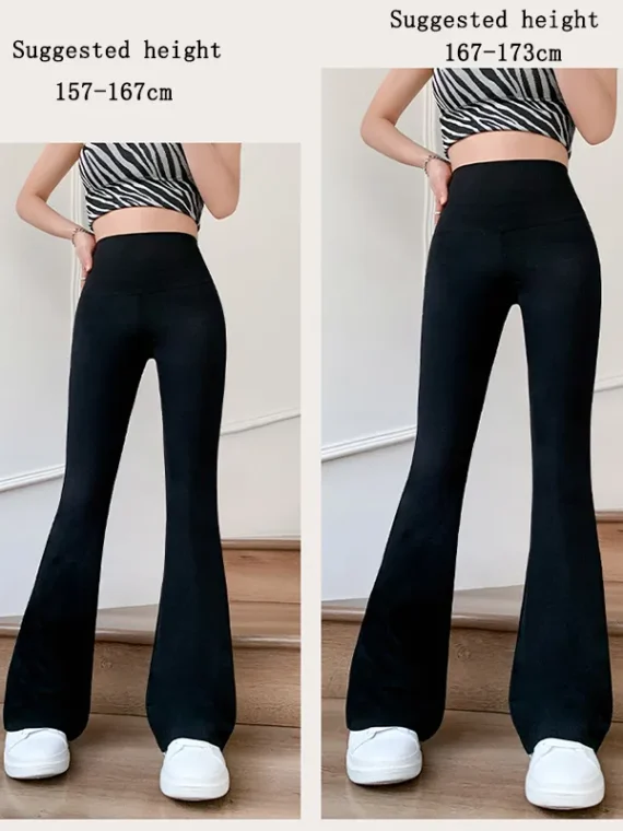 FlexElevate Slim High Waist Shark Flare Pants