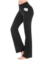FlexElevate Women's Flared Wide-Leg Trousers