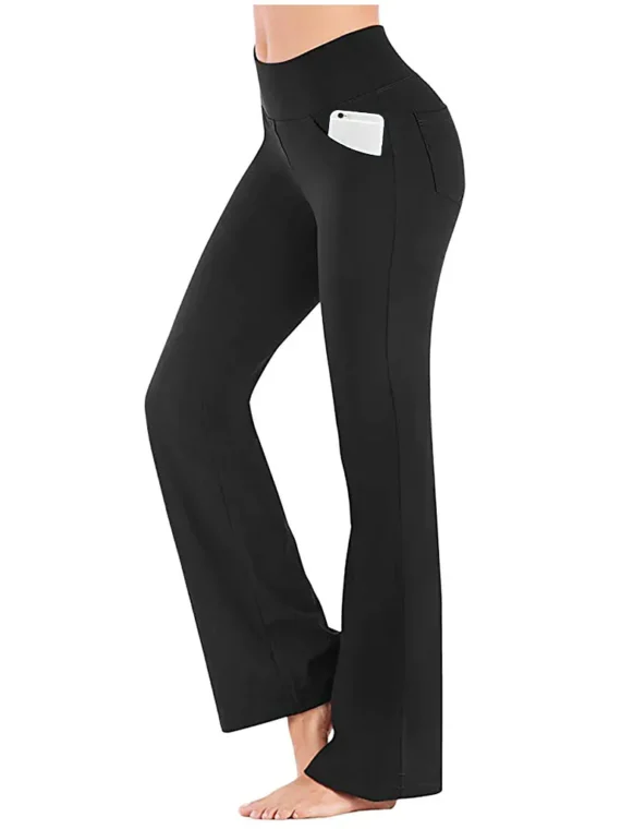 FlexElevate Women's Flared Wide-Leg Trousers