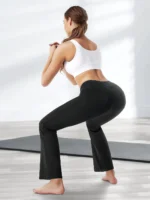 FlexElevate Women's Flared Wide-Leg Trousers