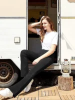 FlexElevate Women's Flared Wide-Leg Trousers