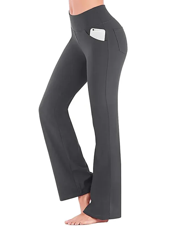 FlexElevate Women's Flared Wide-Leg Trousers