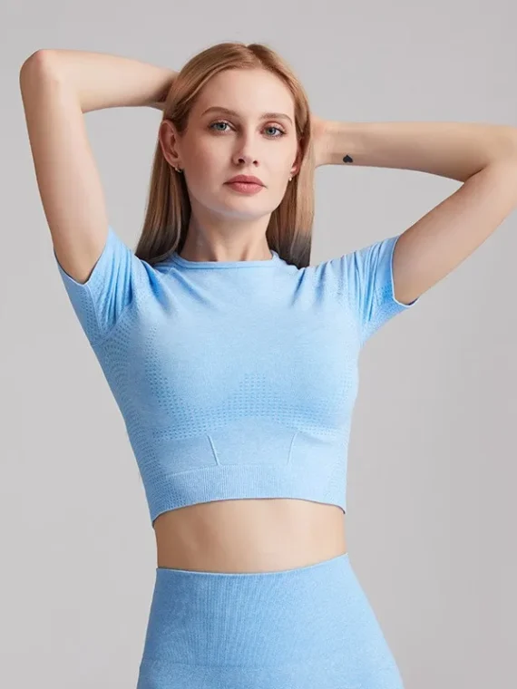 FlexElevate Seamless Yoga T-Shirt