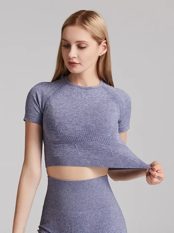 FlexElevate Seamless Yoga T-Shirt