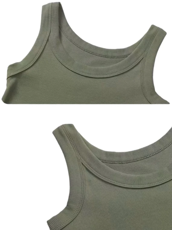 Flexelevate Ribbed Knitted Camisole Women Tank Top