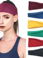 FlexElevate Solid Color Yoga Headband