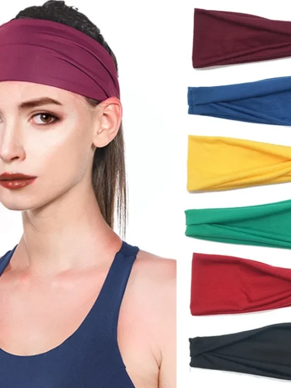 FlexElevate Solid Color Yoga Headband