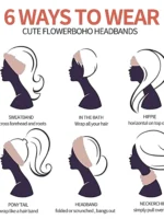 FlexElevate Solid Yellow Color Yoga Headband