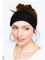 FlexElevate Solid Yellow Color Yoga Headband