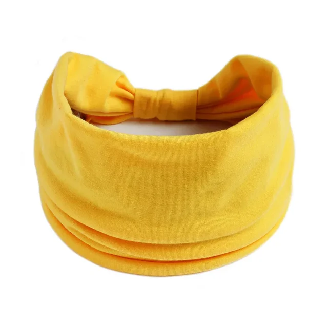 FlexElevate Solid Yellow Color Yoga Headband