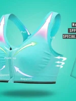 FlexElevate Zipper Front Sports Bra