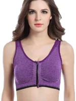 FlexElevate Zipper Front Sports Bra