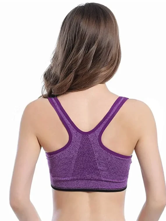 FlexElevate Zipper Front Sports Bra