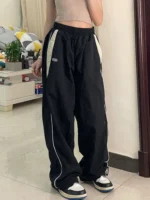 FlexElevate Spring Retro Solid Loose Drawstring Joggers
