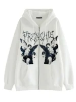 FlexElevate Vintage Angel Print Hoodie